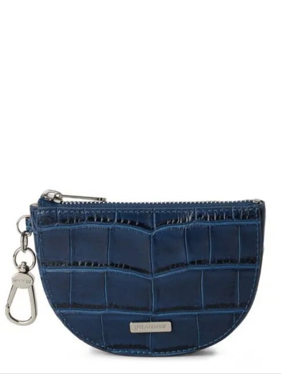 Brahmin Handbags - Brahmin Britt Croc Embossed Leather Coin Pouch NWOT